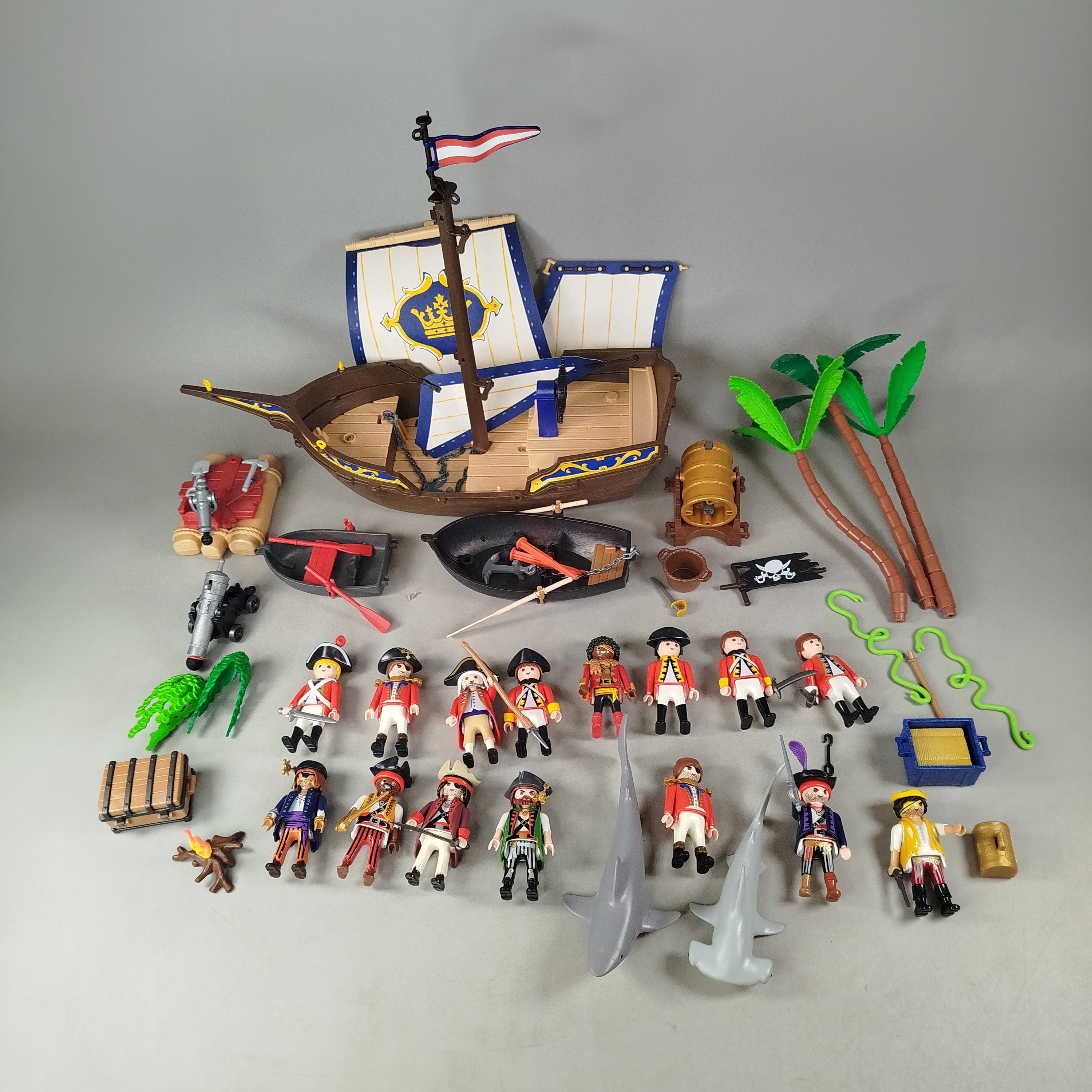 Playmobil Bundle Piraten Schiff & Figuren gebraucht ab 6 7 8 Jahre | ✅ geprüft